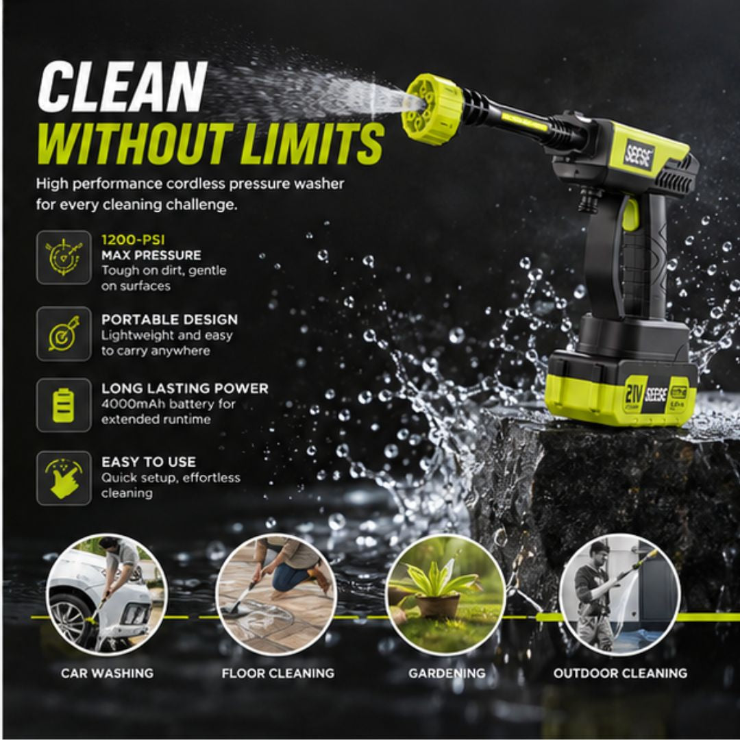 Cordless Portable Pressure Washer