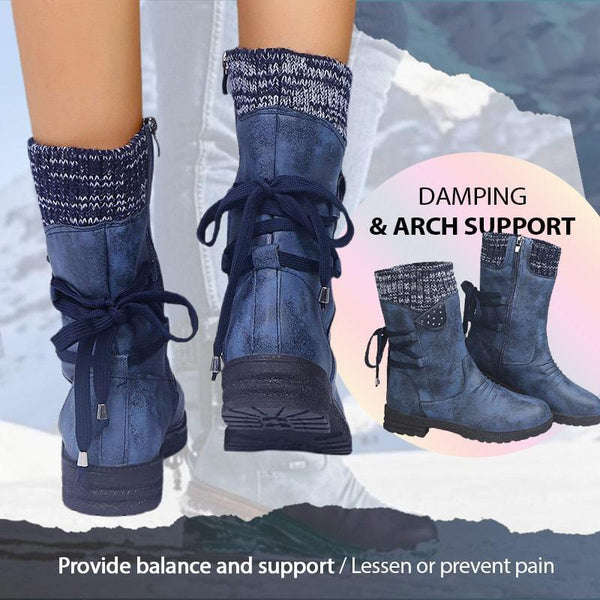 Women's wool-lined winter boots detail 6