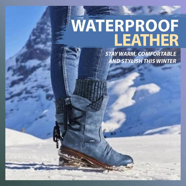 Women's wool-lined winter boots detail 1