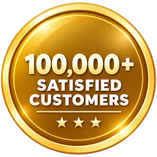 100,000+ satisfied customers